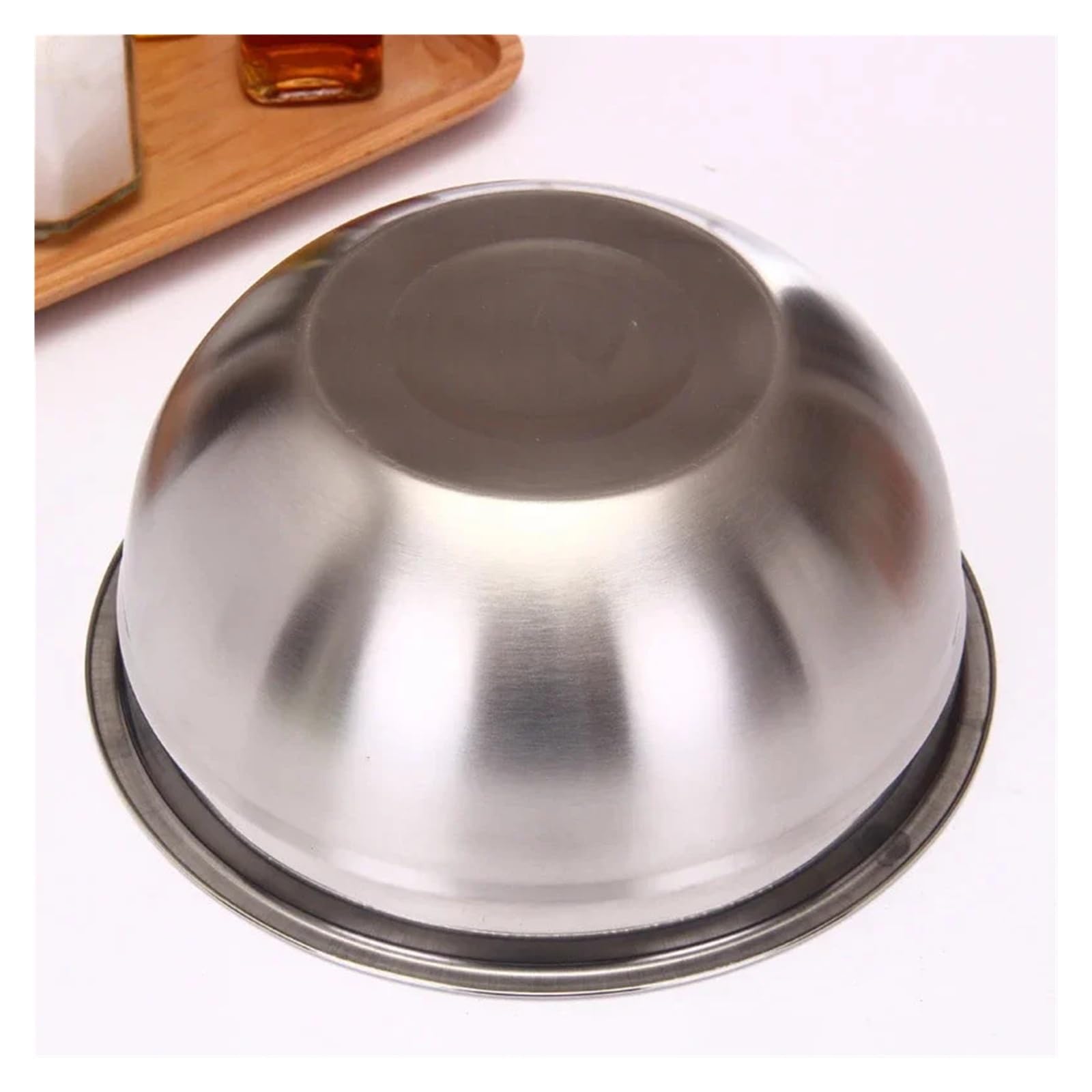 Tazón Para Mezclar Juego de tazones for mezclar acero inoxidable | 7 juegos de ensalada de frutas for cocinar 18 20 22 24 26 28 30 cm(Mix2)