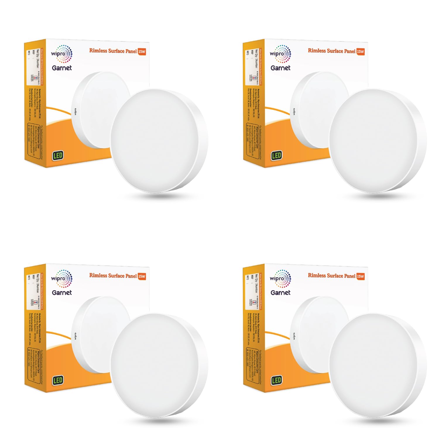 Wipro Rimless LED Downlights - Cool White -1