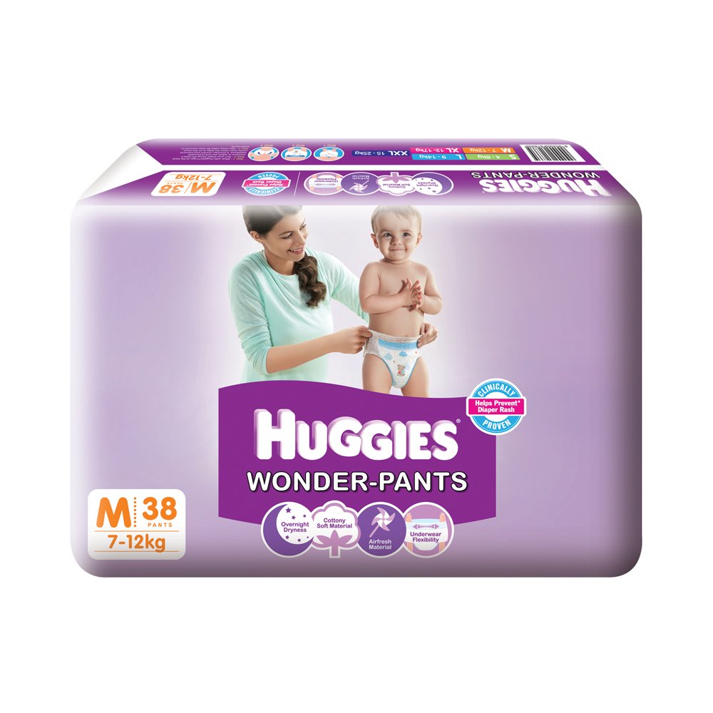 Buy Huggies Wonder Pants Medium Size Diapers (38 Count) Online at Low