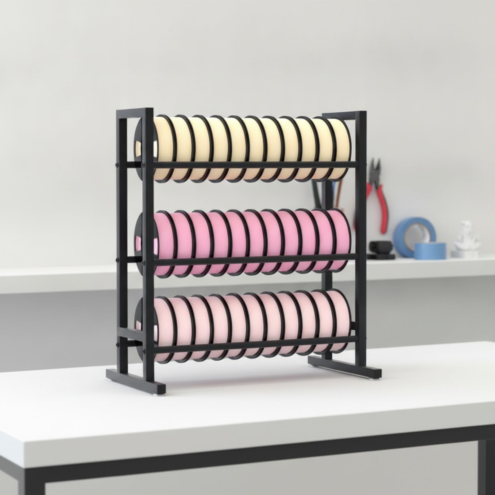 Scaffale Porta Filamenti Resistente, 5 Livelli