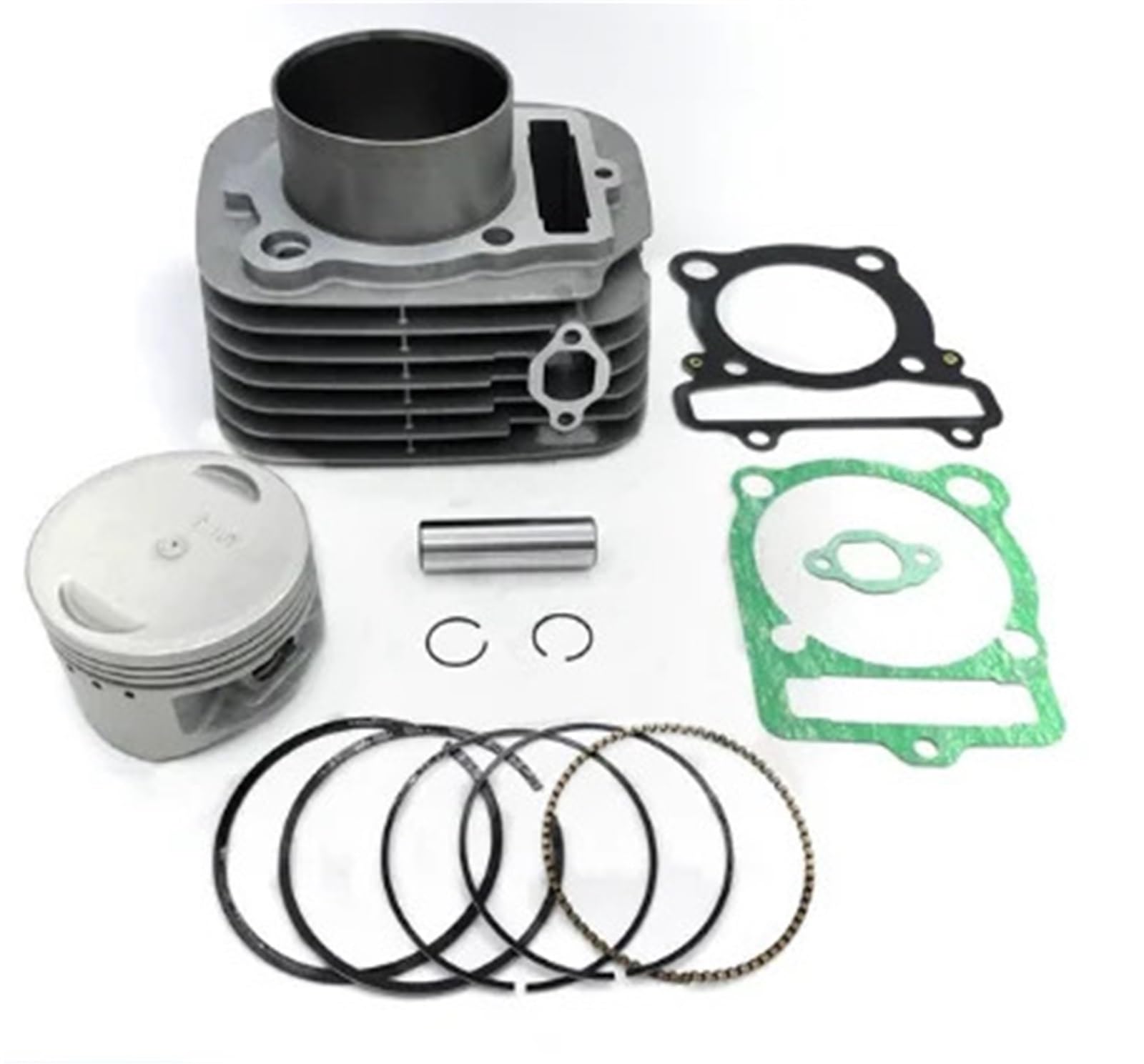 Kit di sovralesaggio per moto Kit cilindro motore Pistone fasce elastiche Guarnizione 83mm 350cc adatta per Moto-4 YFM350 350 1987-2003 Kit cilindro pistone albero motore