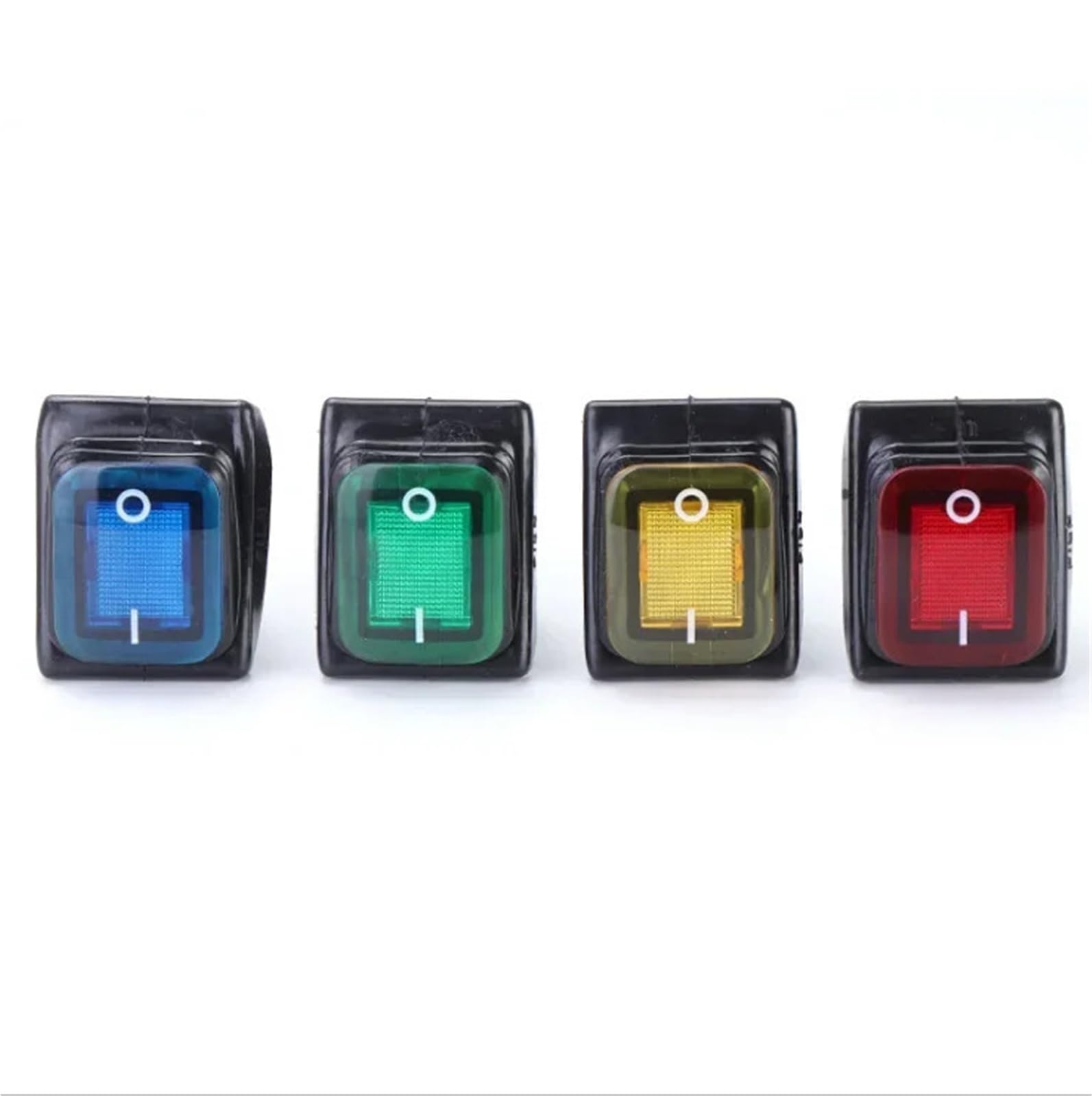 Interruptor basculante T85 IP67 de 4 pines con LED rojo de 220V 7