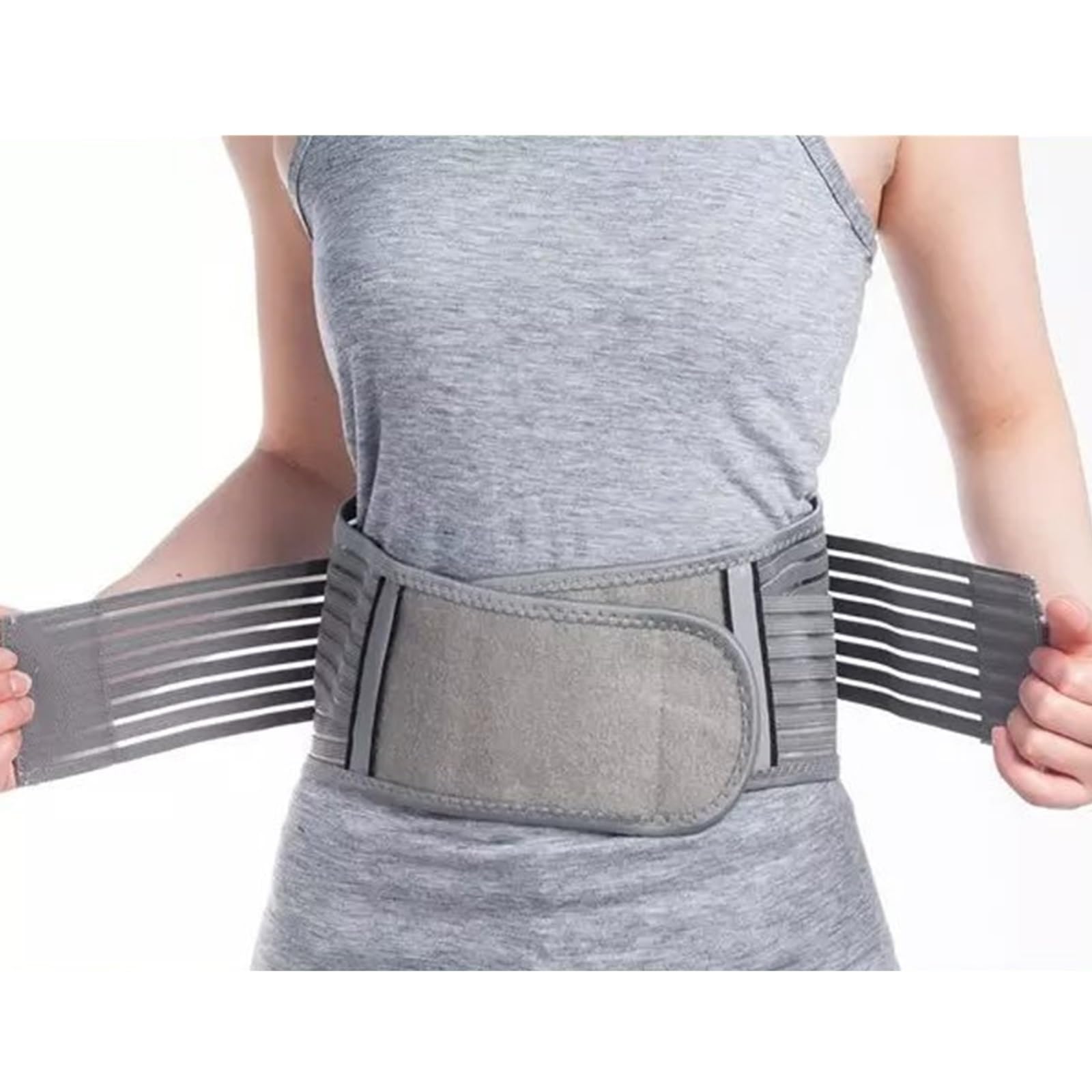 Faja Lumbar Cinturón Protector De Espalda Ajustable con Soporte Lumbar For Mujer For Fitness Baloncesto Deportes Al Aire Libre Cinturón Apoyo Lumbar(M)