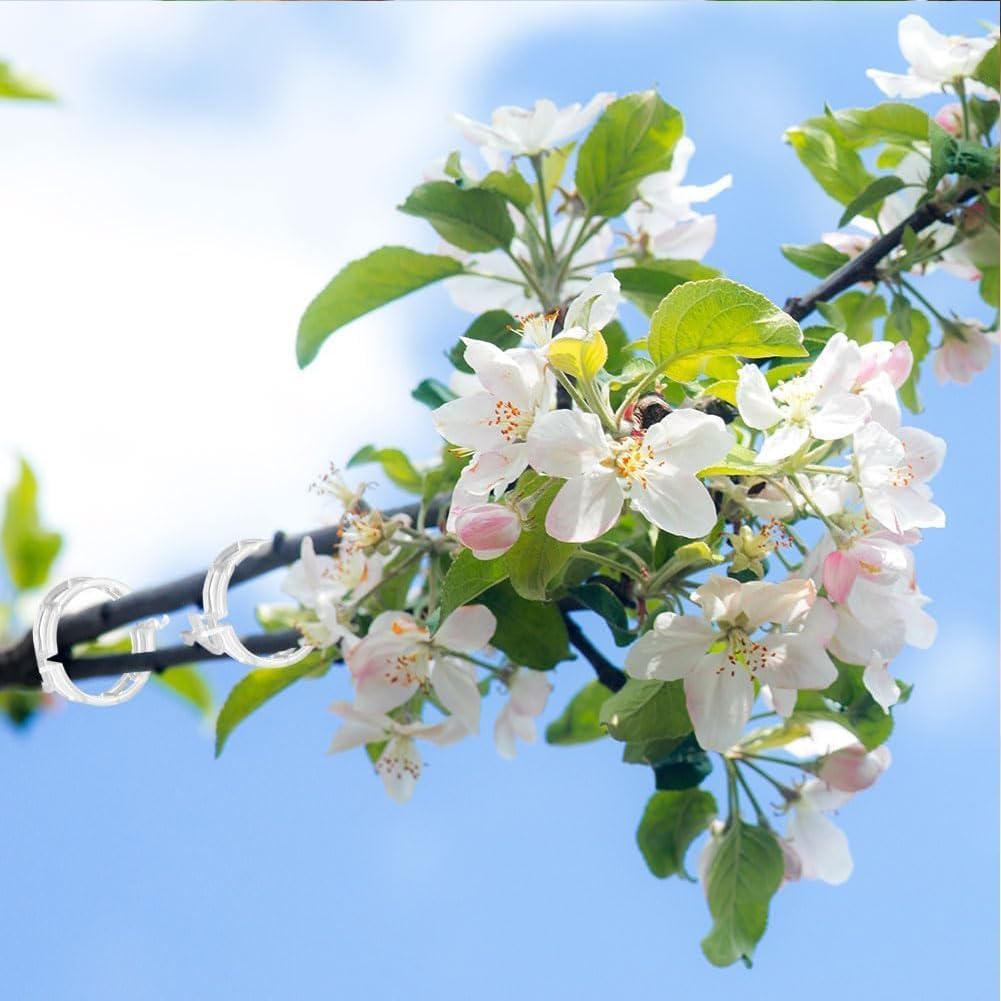 Gesicherte Kunststoff-Pflanzenclip, Pflanzenbefestigungsclips für Kletterpflanzen Kunststoffstütze, Gartenclips Pflanzenstütz-Clips Pflanzenreben-Clips Pflanzenstütze, Gartenclip,