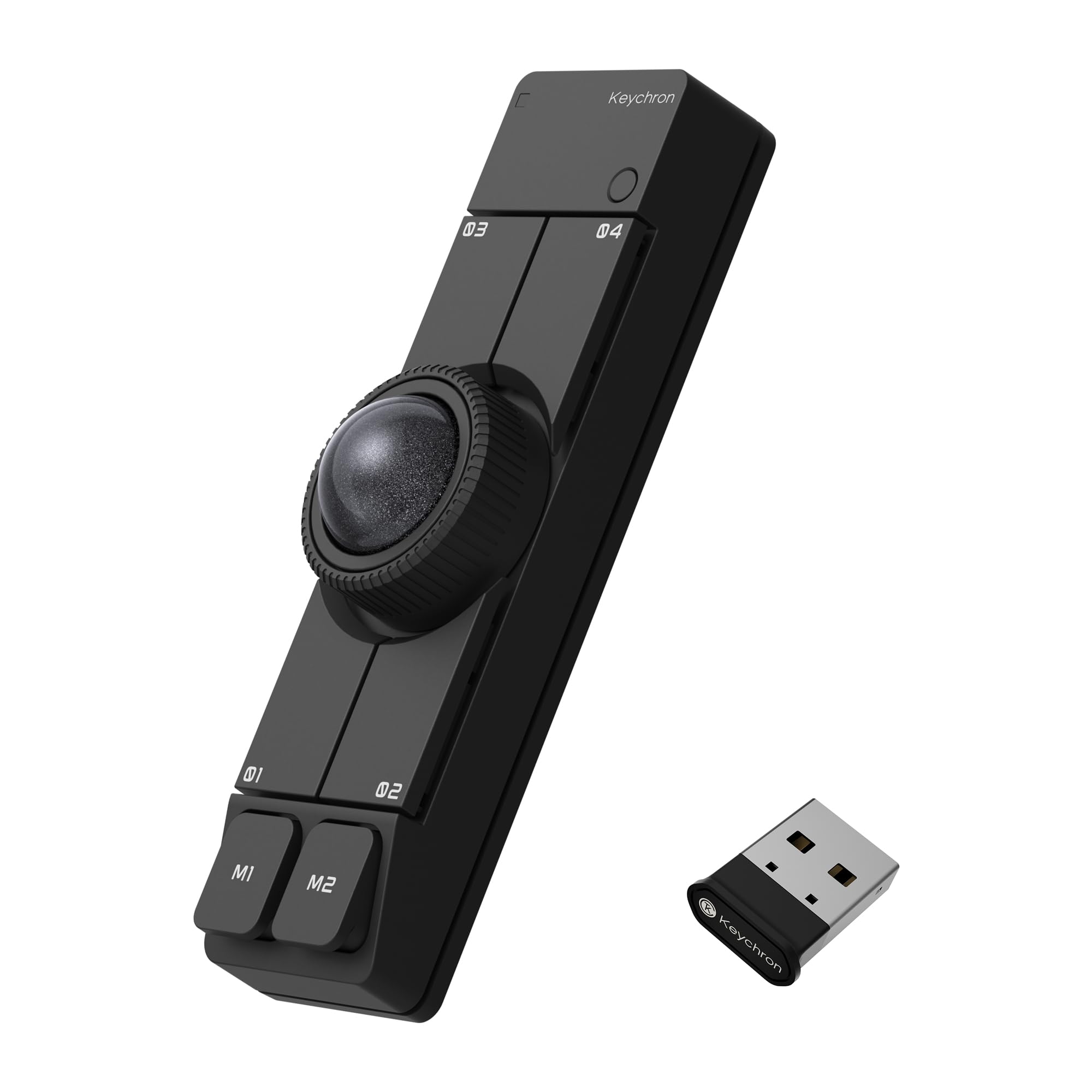 Keychron Nape Pro Wireless Trackball Mouse, Keyboard-Centric