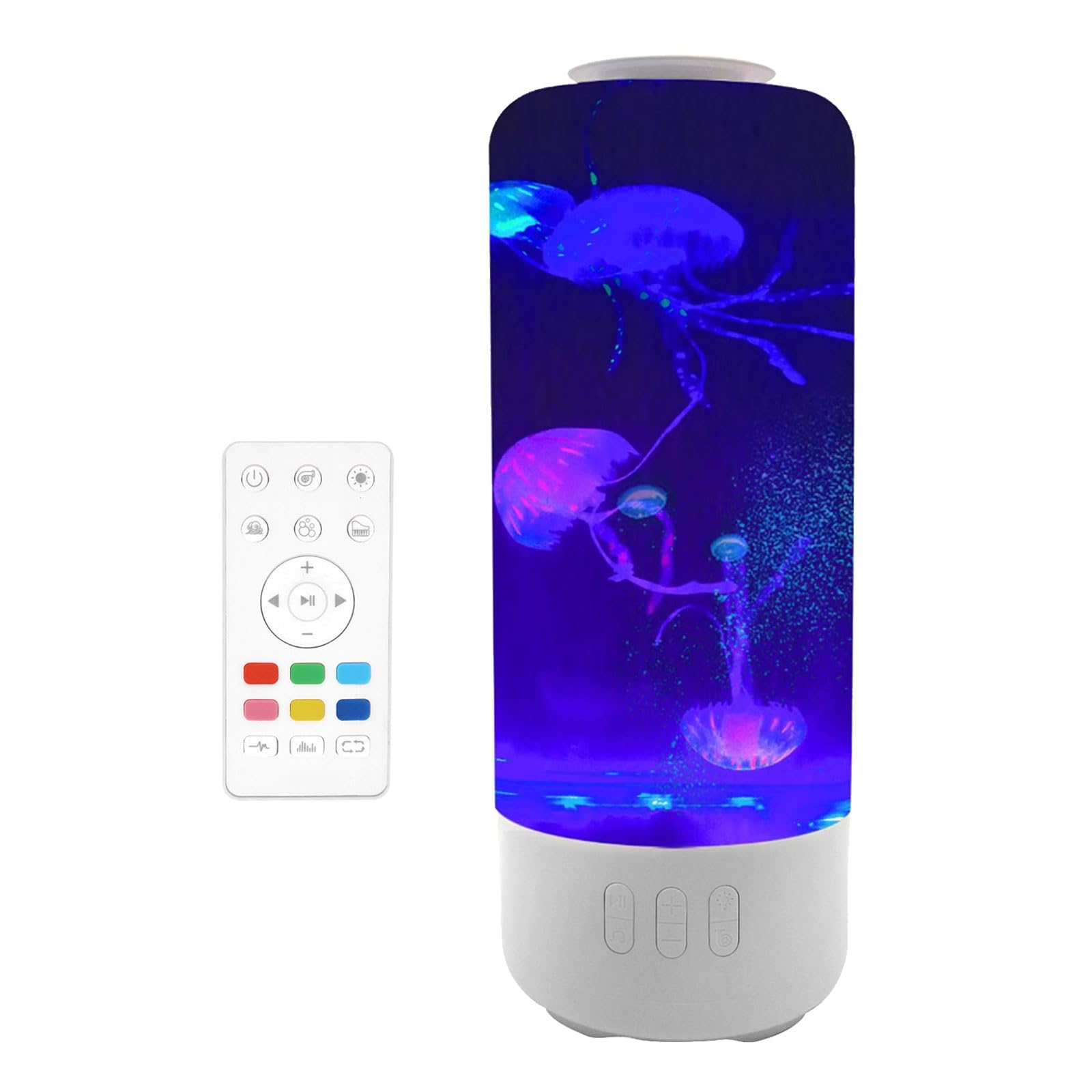Nucelit Themed Mood Lamp Featuring Dynamic Jellyfish Simulation and Relaxing White for Bedroom Decor Lamp