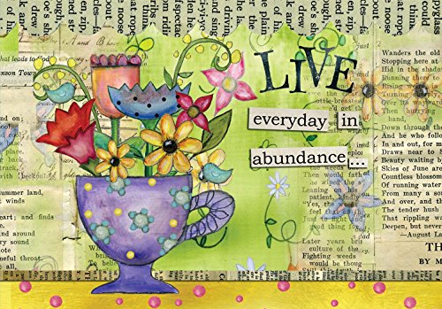 Lang Color My World Petite Notecard by Lisa Kaus, 3.5 x 5 Inches, 12 Cards and 13 Envelopes (2080003)