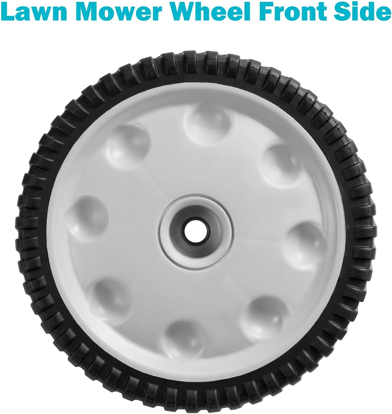 734-04018 Front Drive Wheels Fit for Troy Bilt TB240 Mower- 8" Lawn Mower Wheels Tires for Troy Bilt Tuff Cut 210 230 Craftsman MTD Self Propelled Mower 12AV569Q597, Set of 2