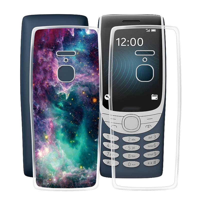 HGJTF per Nokia 8210 4G Cover (2.8), 2 Pezzi Morbida in TPU Bumper