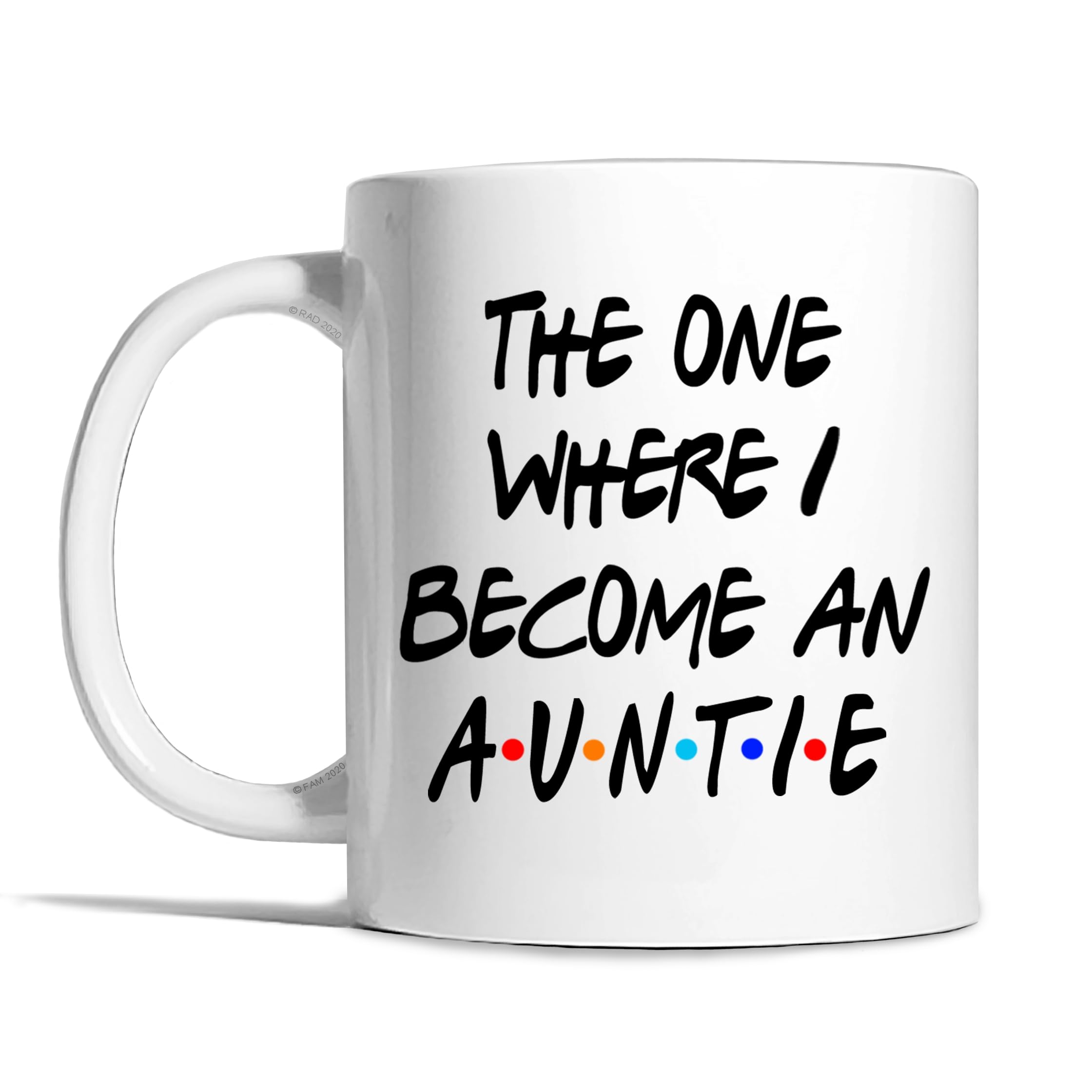 Risk-A Designs The one Where I Become an Auntie Mug- Expectancy Gift for New Parents