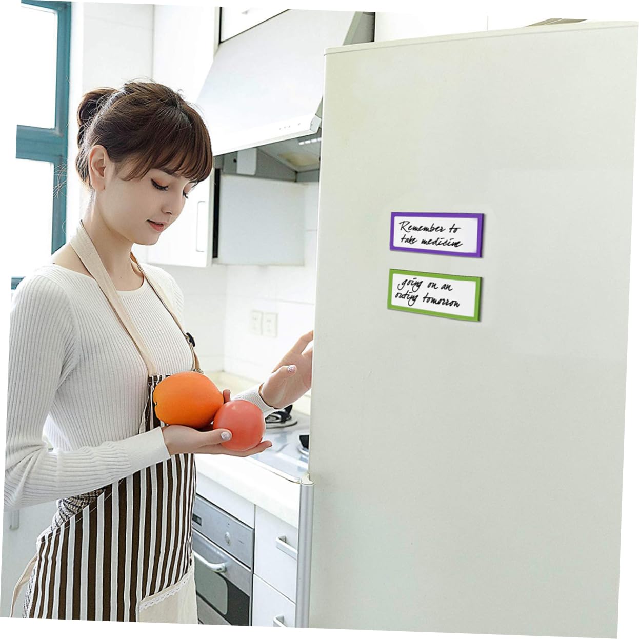 PLAFOPE Etichette Magnetiche Cancellabili a Secco per Ufficio Scuola Casa Adesivi Decorativi Etichette Riutilizzabili