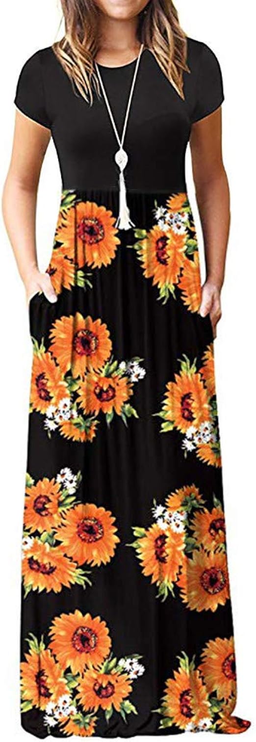 Momoxi Vestito Vestito Donna Elegante Lungo da Donna con Maniche Lunghe con  Stampa O-Collo Manica Lunga2019 Nuova Moda Affascinante Banchetto Informale  : Amazon.it: Abbigliamento