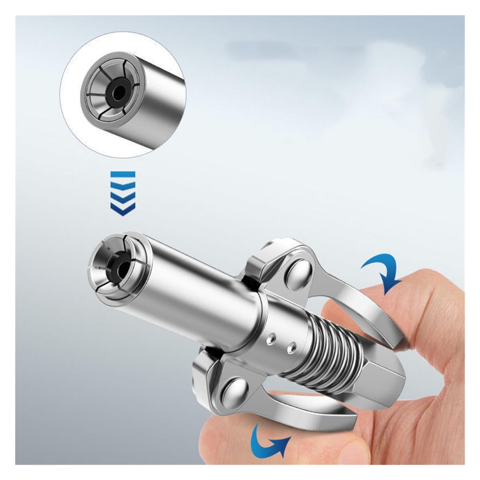 Leva resistente Manuale Ingrassatore Grasso Accoppiatore Heavy Duty Quick Release Ingrassatore Accoppiatore NPTI/8 10000PSI Strumento di Riparazione