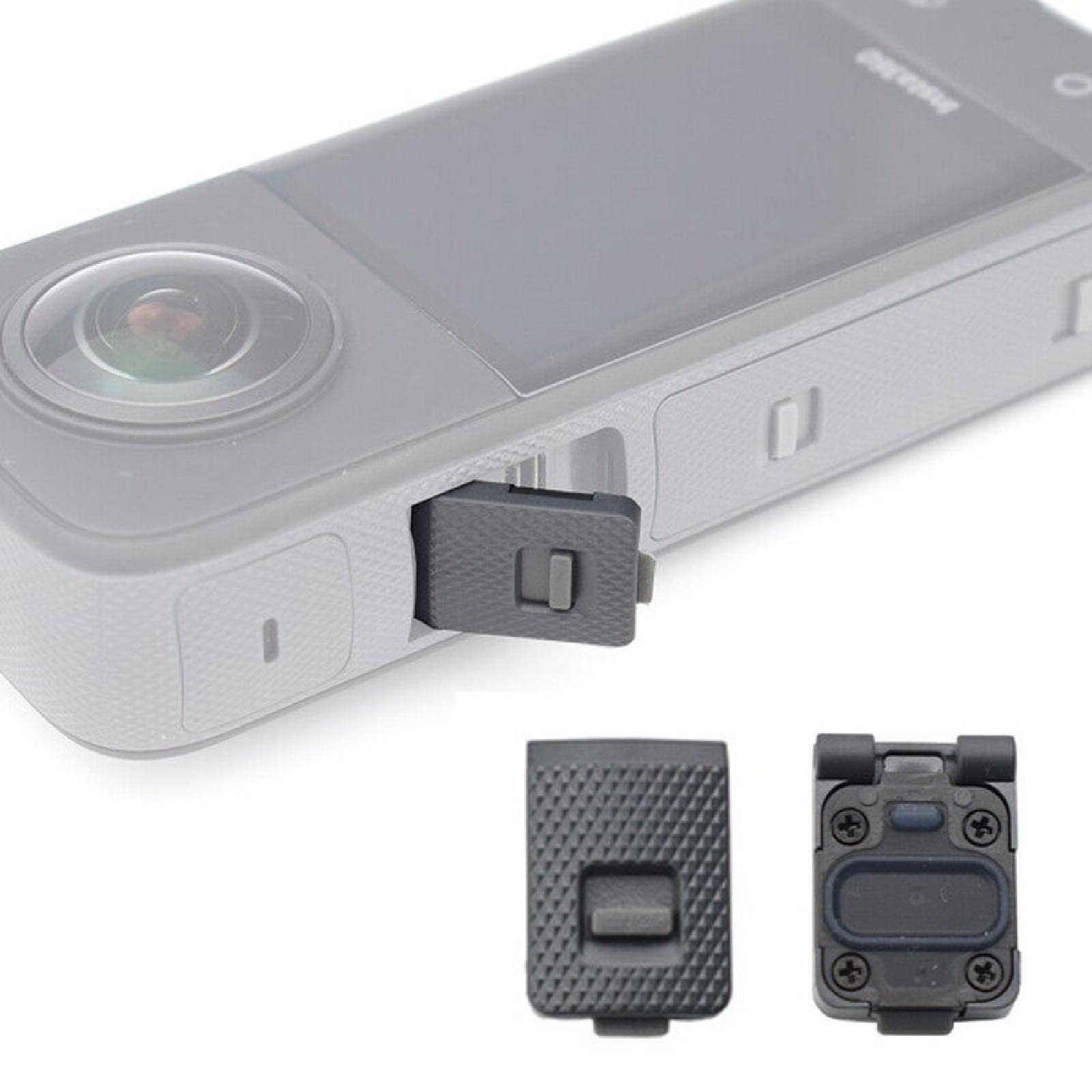 Amazon | Insta360用 One X3カメラ用バッテリーサイドカバー、USB充電 
