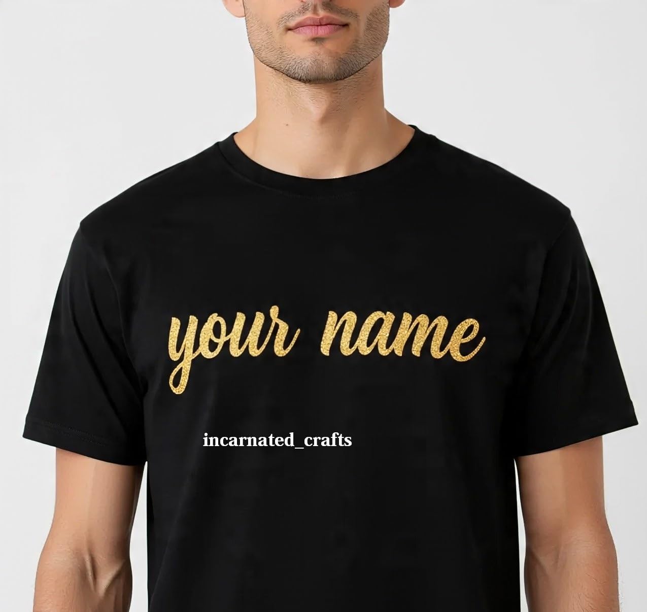 Custom Glitter Iron-On Text Transfer, Personalized T-Shirt Vinyl Letters, Heat Transfer Sticker,-image-43