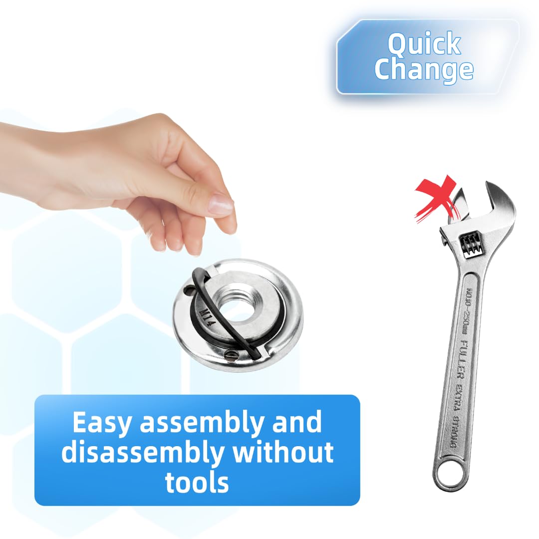 Ecrou De Serrage Rapide M14 Meuleuse Mandrin De Serrage Rapide Standard