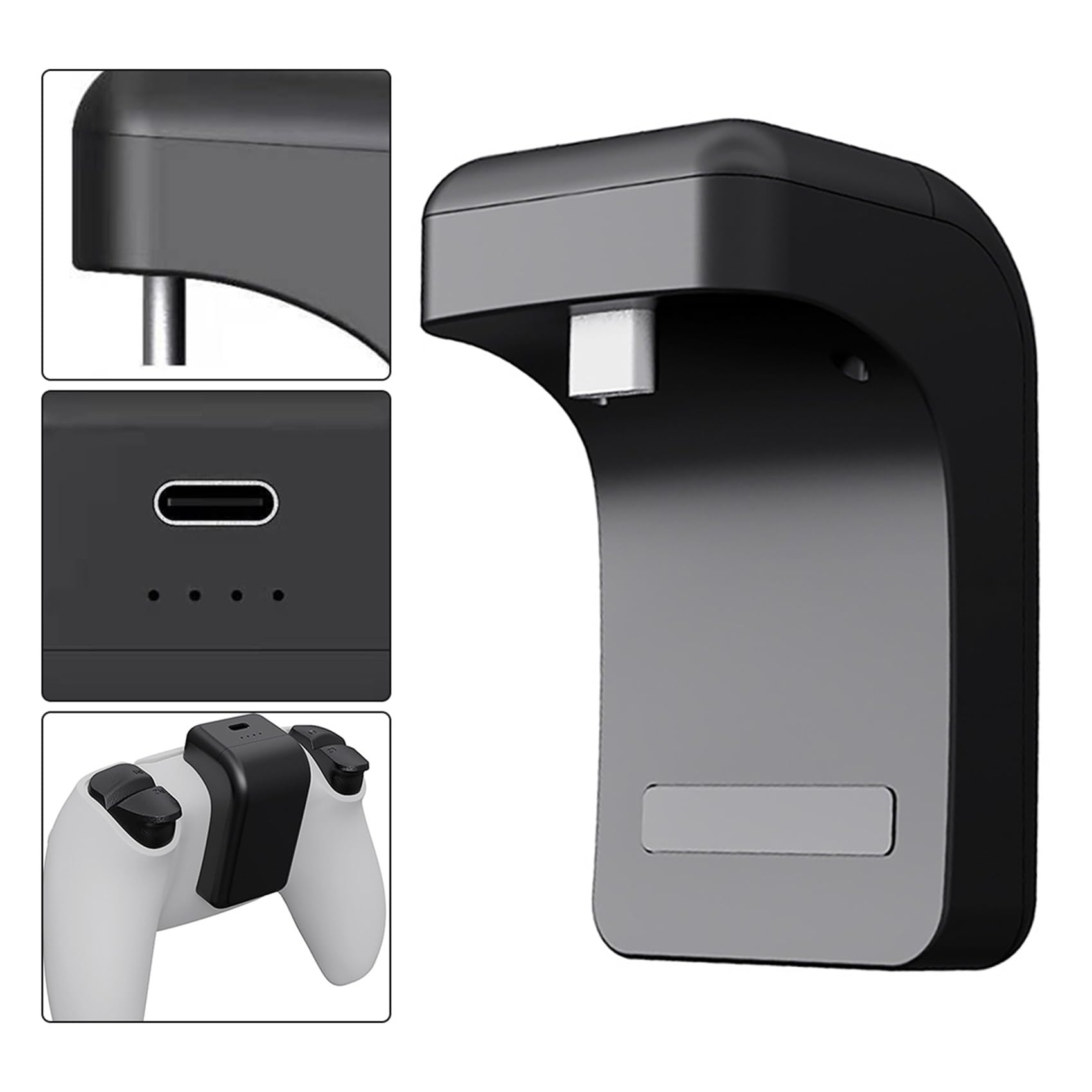 Akfldms 4X per Wireless Controller Gamepad Batteria Wireless External Battery Clip Removable 1500Mah Battery