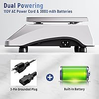 Vista 12 de Industrial Counting Scale 30kg/66lb x 0.1g Precision Bench Scale Digital Inventory Counting Weight Scale for Small Parts and Coins, Electronic Gram