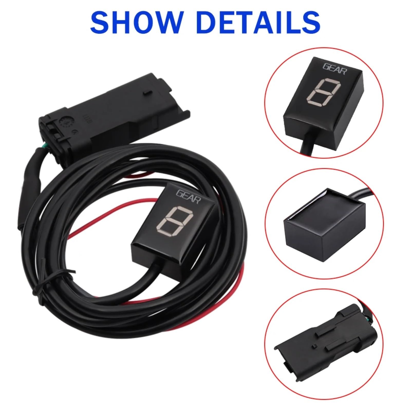 Indicatore Di Marcia Moto Compatibile Con Ducati Per Monster 696 795 796 797 1100 1200R 1 Pz Indicatore Di Marcia Per Moto Livello 1-6 Per Accessori Per La Visualizzazione Della Marcia