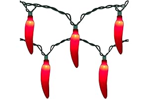 SUNSGNE Fiesta Lights with Chili Peppers