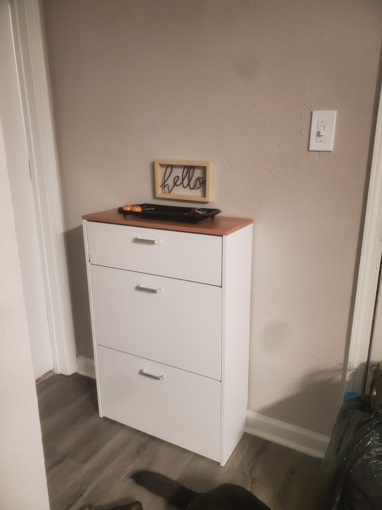 Customer photo of shoe cabinet