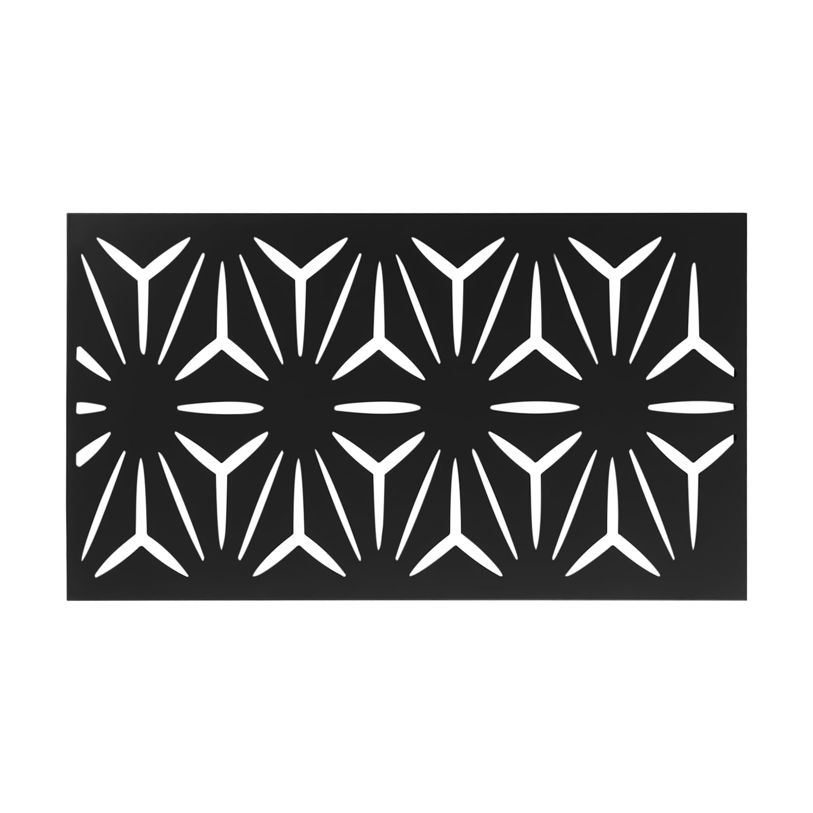 IOUSSJC Deck Skirting Panels Outdoor, 23.6" x 46" Outdoor Privacy Screen Mental, Decorative Screen Panel for Balcony, Garden, Indoor