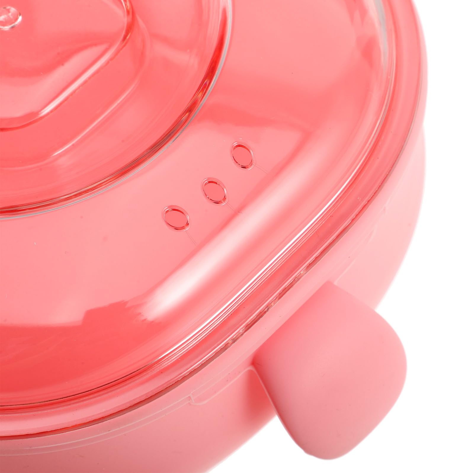 HOMSFOU Scaldacera P rosa Portatile Rosa in Silicone Pieghevole per Depilazione, Facile da Pulire Riscaldamento Rapido e Uniforme, per Gambe e Braccia a