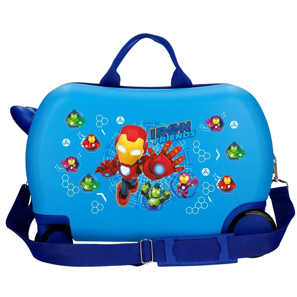 Marvel Joumma Iron Friends Valigia per Bambini Blu 45x31x20 cm Rigido 1.8 kgs ABS 1.8 kgs 27.9L Bagaglio a Mano