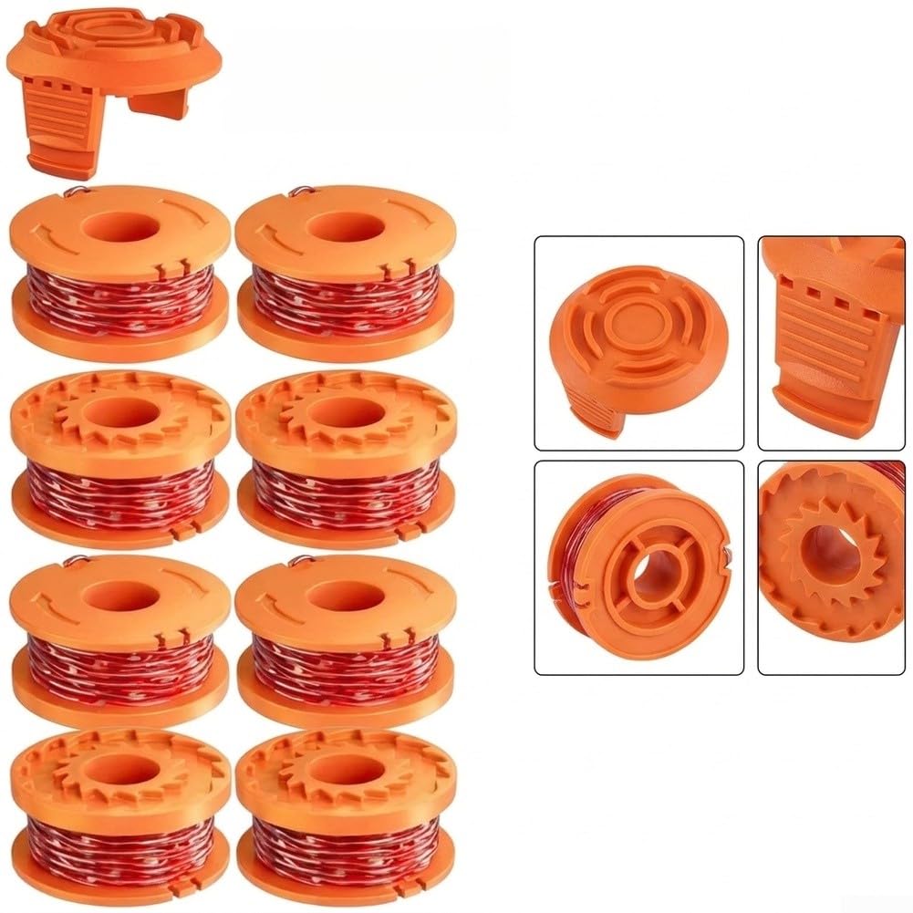 20 Bobinas Nylon Alta para resistencia Jardín 20 Bobinas Nylon