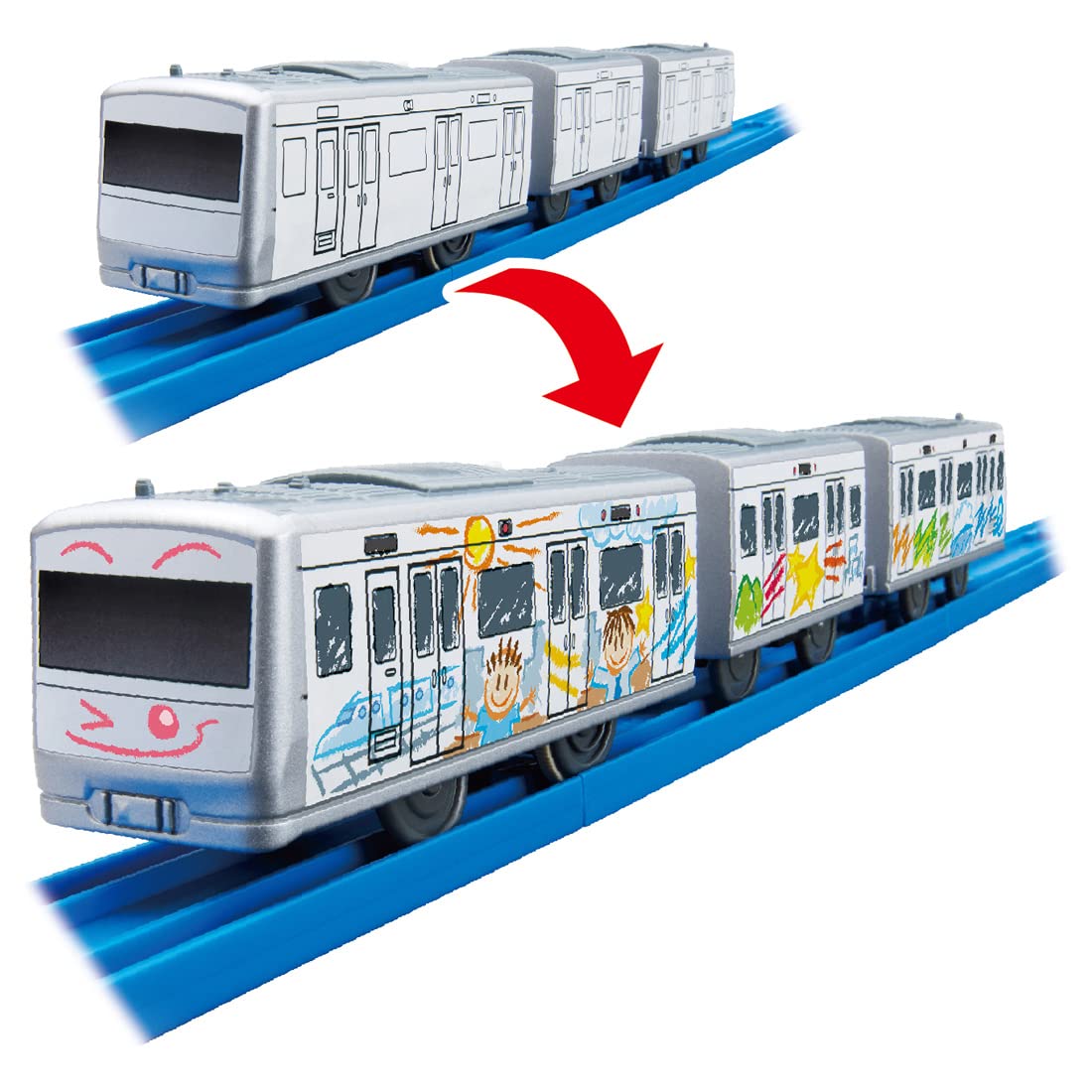 Amazon.co.jp: タカラトミー 『 プラレール ES－12 マイプラレール列車 