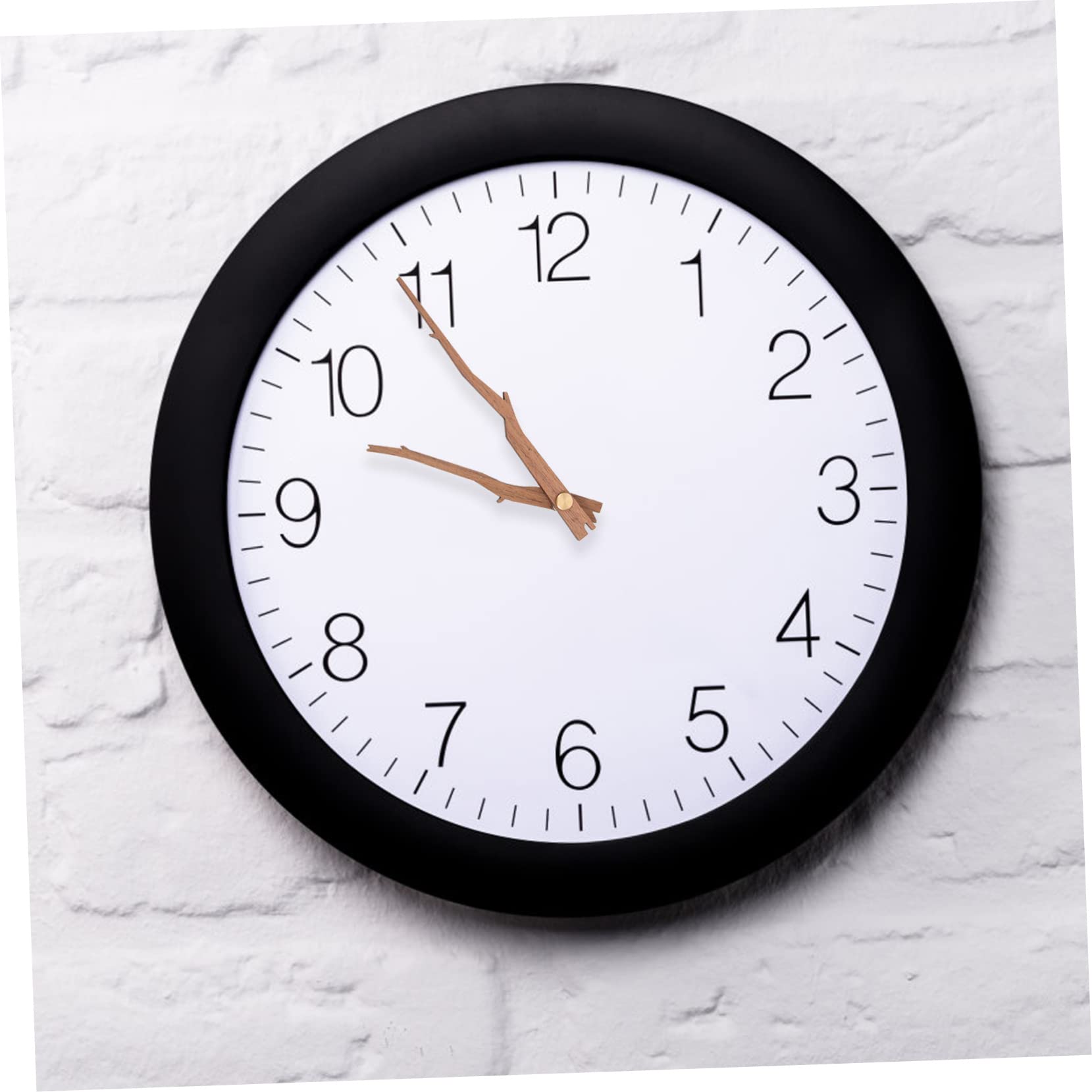 Gadpiparty 25sätze Teiliges Holz Uhrzeiger Für DIY Wanduhr Robuste Langlebige Holzzeiger Mit Kupferhülsen Idealer Ersatz Für Defekte Uhrzeiger Einfache Installation Für Uhren