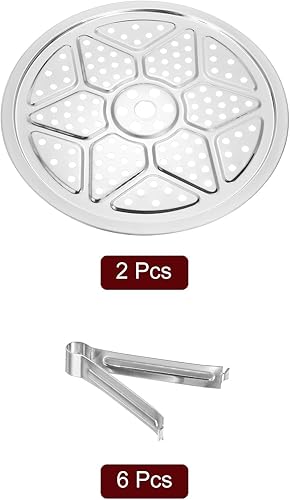 Miniatura 3 de uxcell Estante de vapor de acero inoxidable con soporte, bandeja de vapor de olla de 10.2 pulgadas para utensilios de cocina a vapor olla a presión
