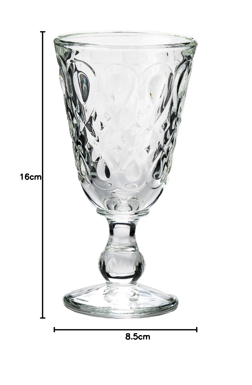La Rochere Lyonnais Szklanka na trzonek 23 cl 16 cm zestaw 6 sztuk