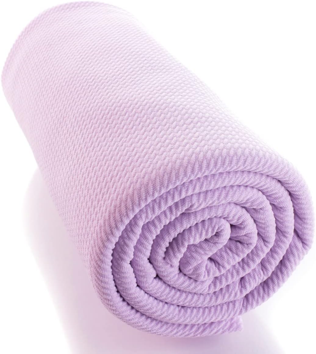 Liverpool Bullet Fabric Textured Knit Jersey 4 Way Stretch - Light Lavender 1 Yard