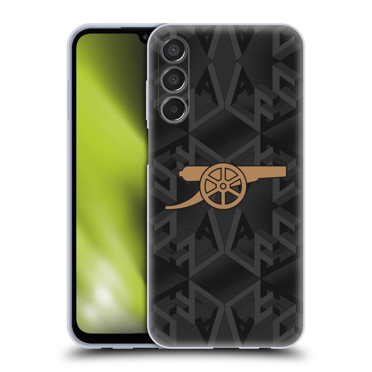 Head Case Designs Officially Licensed Arsenal FC Away 2022/23 Crest Kit Gel Case [Military Grade Protection] Compatible With Samsung Galaxy M15/F15 5G — image 1