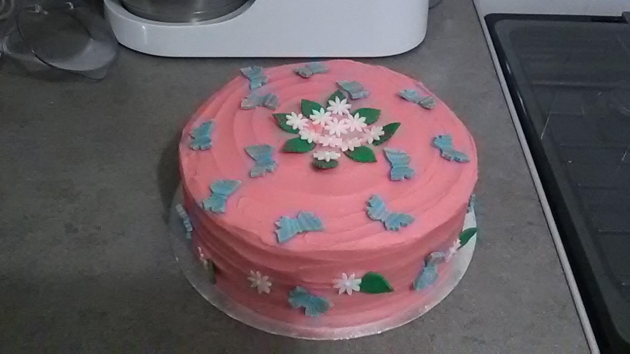 Round Coloured Cake Board & White Cake Box Combo | Craft Company