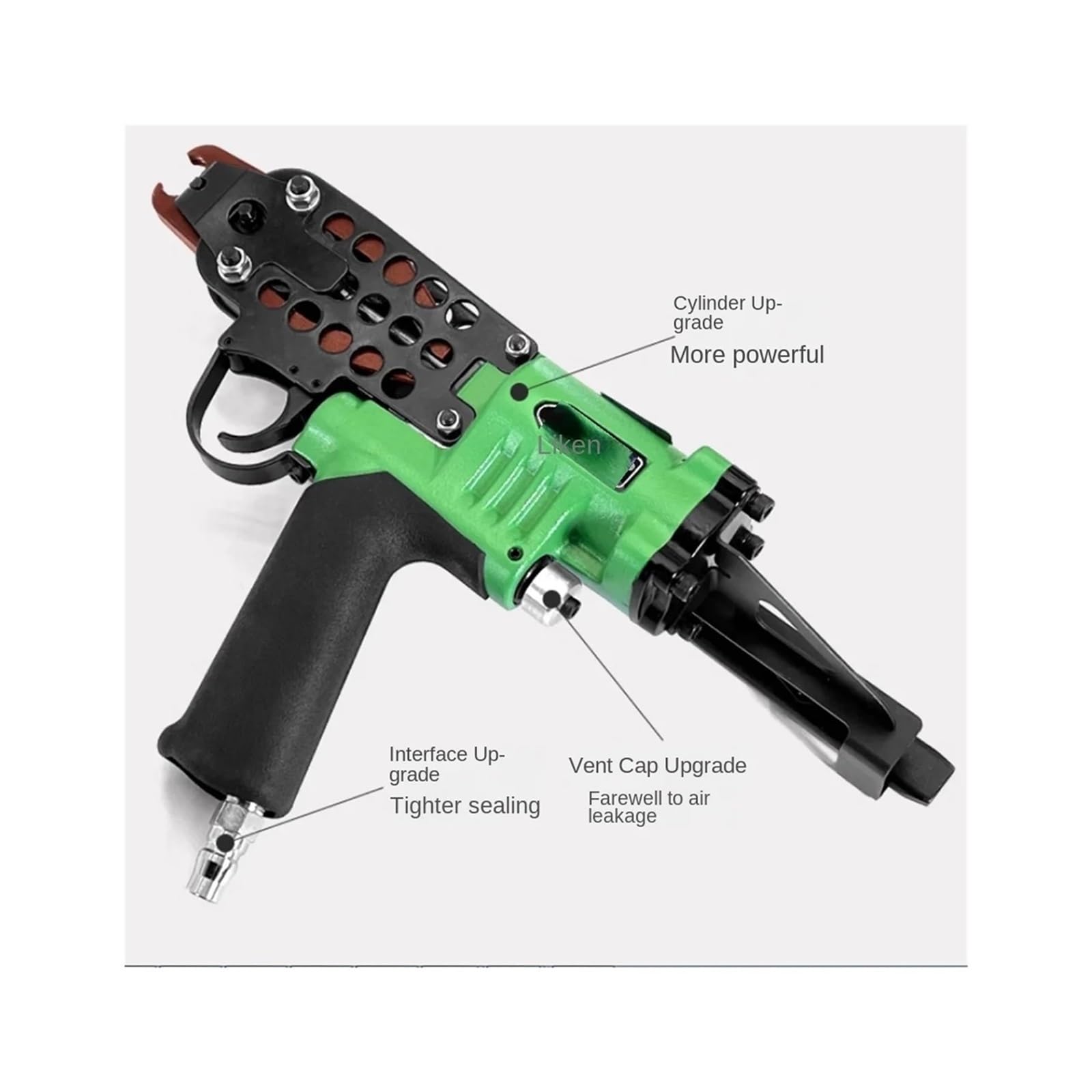 SC-7C SC-7E SC-760 Pneumatyczny pistolet do pierścieni C-Ring, pneumatyczny gwoździ, szczypce Hog Ring, nożyce Do użytku DIY(SC-7E)