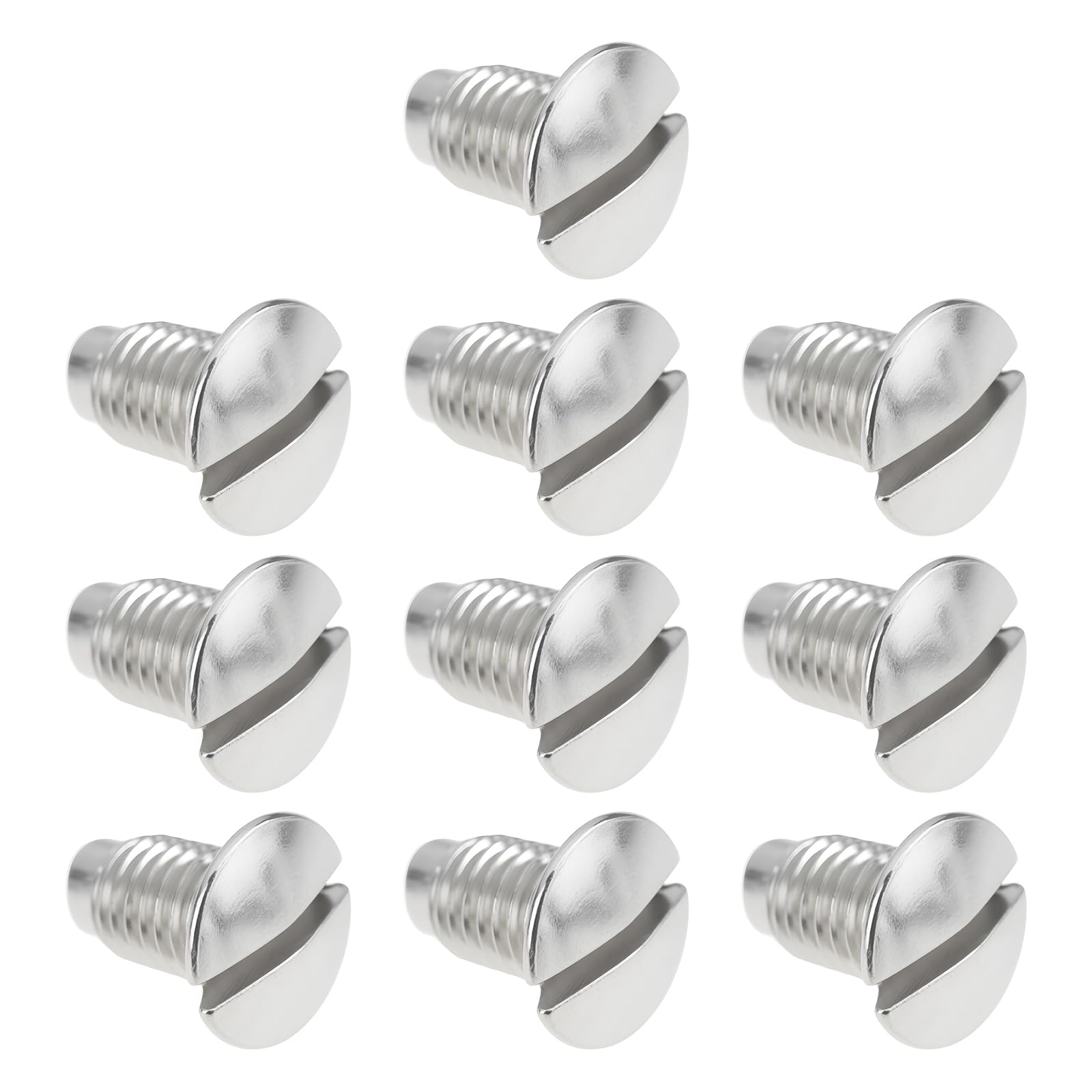 ECSiNG 10pcs Sewing Machine Needle Plate Screws 681009008 681009101 Compatible with Most Basic Sewing Machines