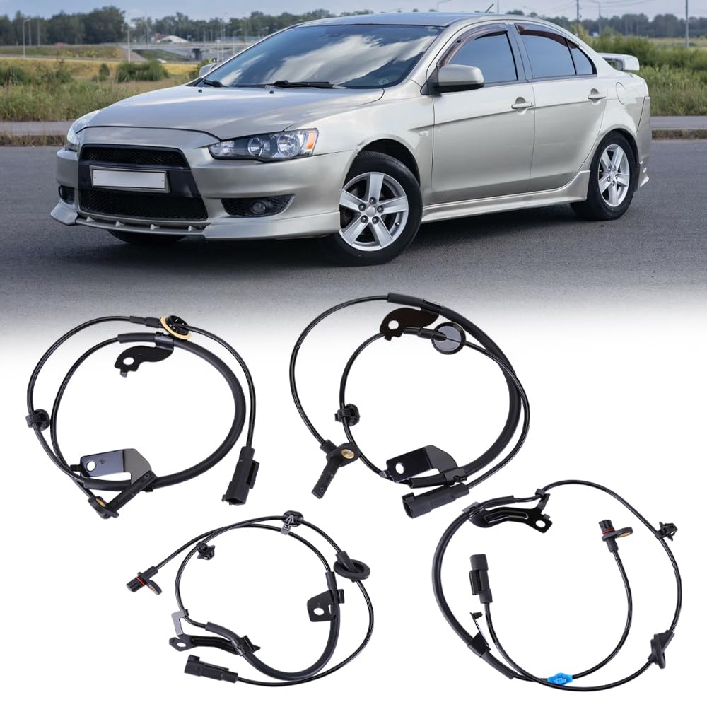 Amazon | 車速センサー Compatible With Mitsubishi For Lancer 2007 2008 2009  4670A573 4670A574 4670A575 4670A576 2ピン フロント リア 左 右 ABSホイールスピードセンサーに対応(Rear  Left) ... 車のABSスピードセンサー Compatible With Mitsubishi For Lancer L4 2.0L 2009 2