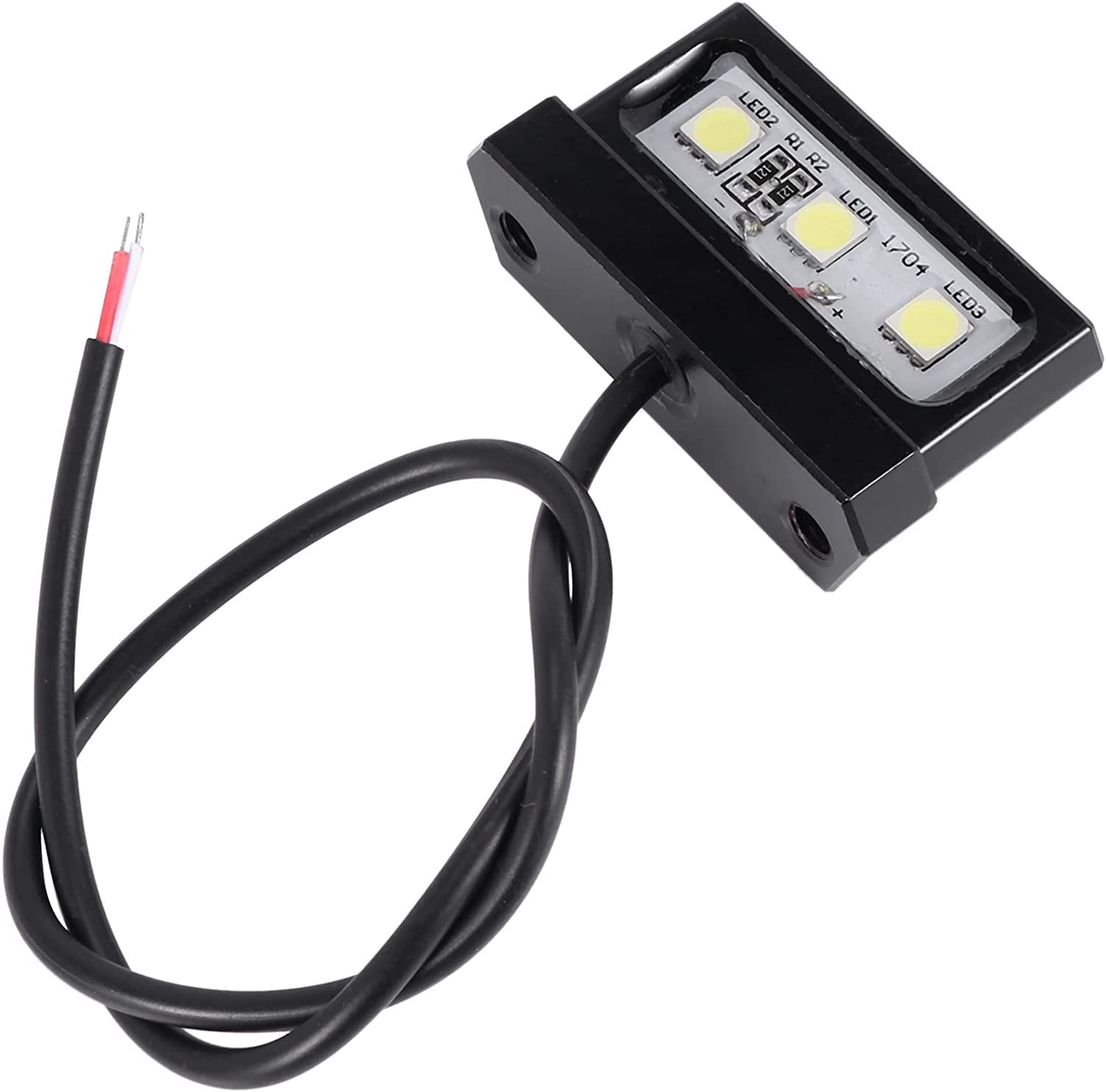 Regolabile In Alluminio Moto Licenza Targa Titolare Staffa Cnc Telaio Con Luce Led Regolabile per R25 R3 MT03 MSX