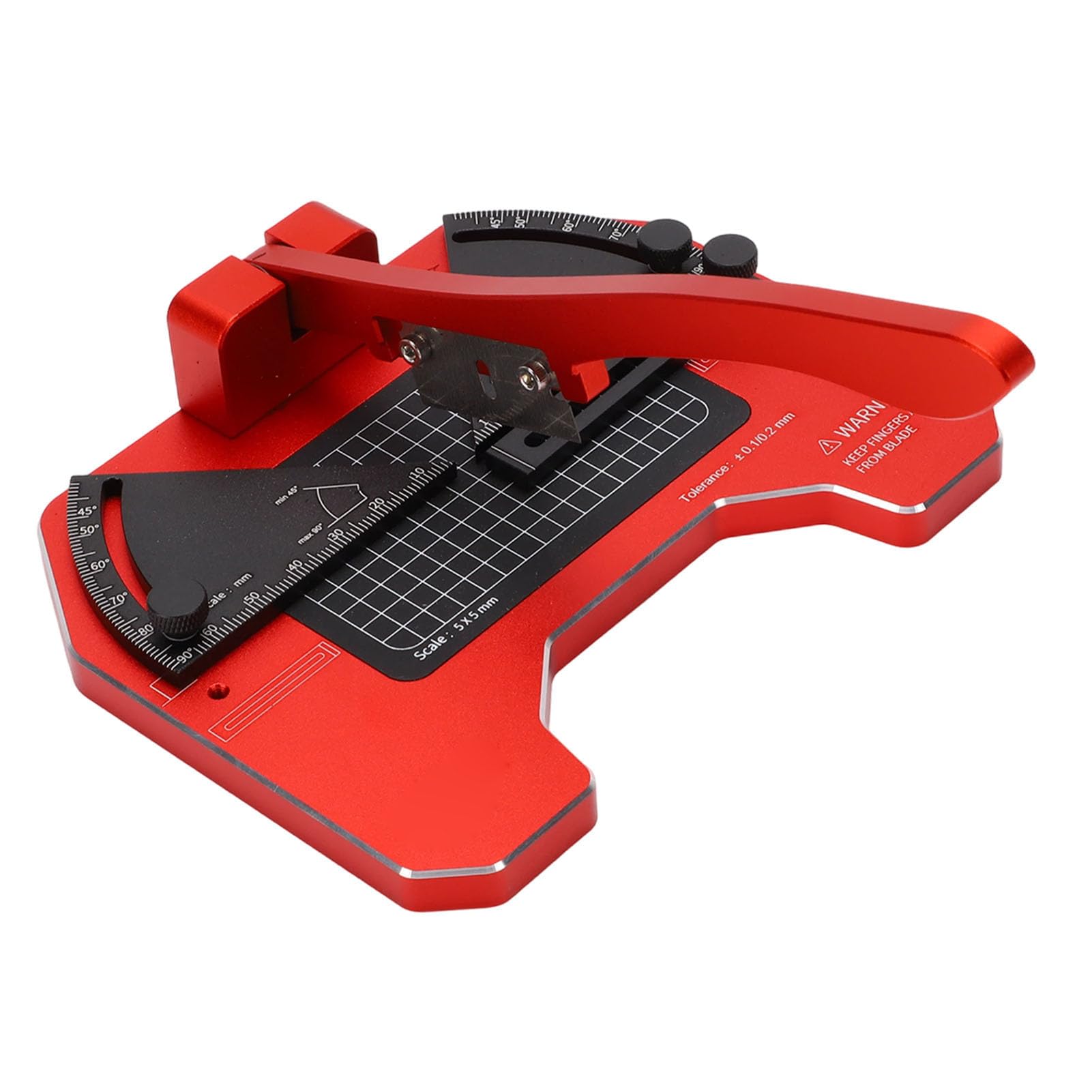 Generic Taglierina per Troncatrice con Struttura Simmetrica per Stazione di Taglio Angolare per Modellismo, Strumento in Acciaio Al Carbonio in Lega di Alluminio per Modellisti