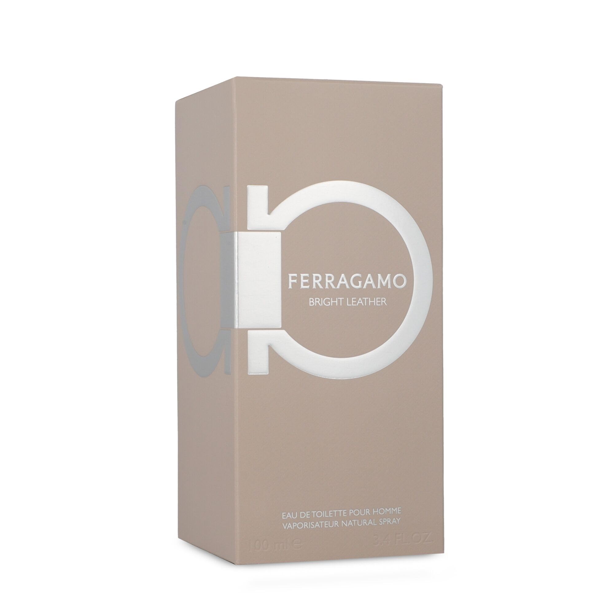 Ferragamo Pour Homme Eau de Toilette Leather Gloss Eau de Toilette für Herren, 100 ml Flüssigkeit
