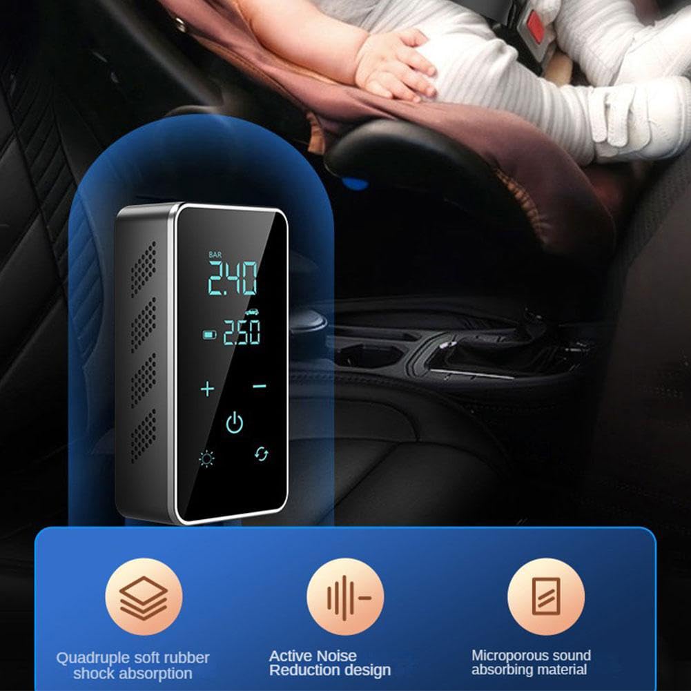Gonfiatore for pneumatici for auto 150PSI Compressore d'aria intelligente Pompa gonfiabile elettronica ad alta precisione for palloni for veicoli da moto