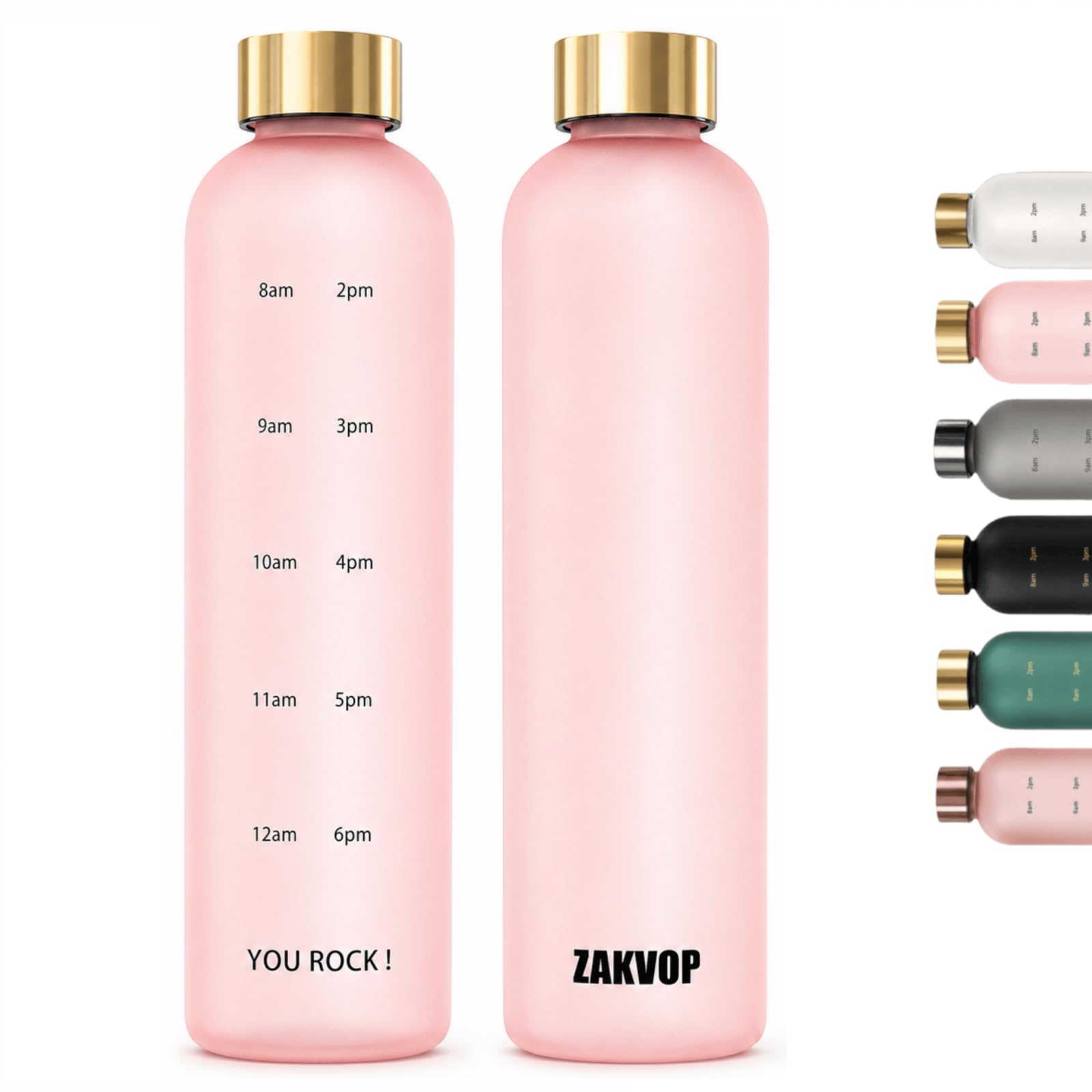 Instant Electric Water Heater Faucet Tap Hot Tap Home-Kitchen Water Heating Instantaneous Water Heater Tank Less for Tap (3000W), ZAKVOP 32oz Water Bottles with Times (Pink)-picture-12
