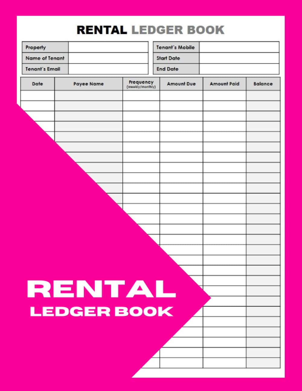 Rental Ledger Book: For Women - Organizer for Landlord or Rental Property Manager