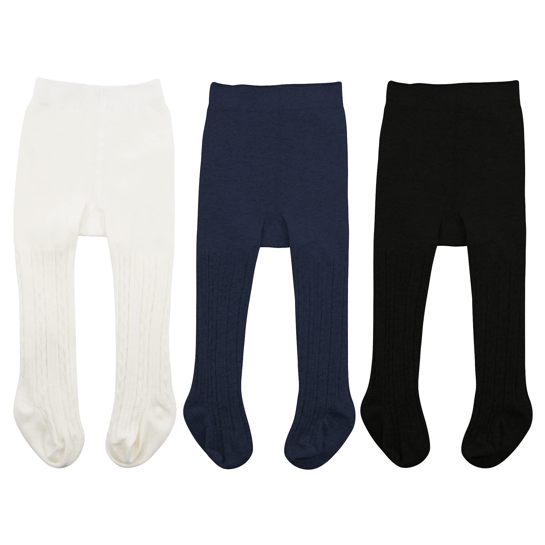Zando Cable Knit Toddler Tights Baby Seamless Leggings Girls Stockings