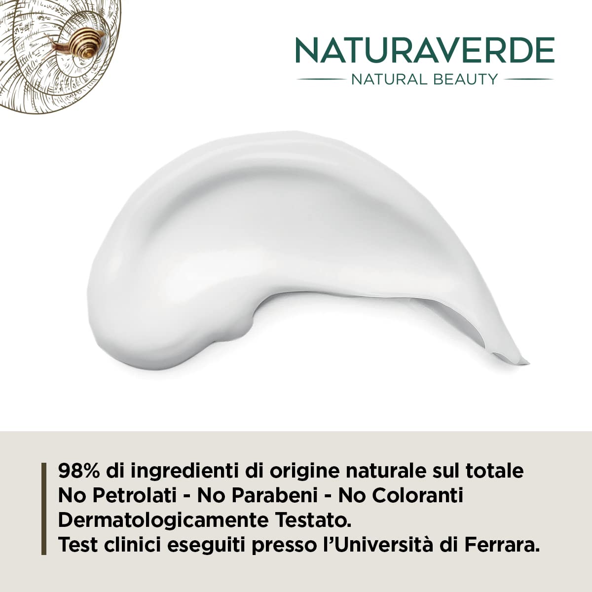 Naturaverde Bio krem do oczu ślimaka, intensywnie regenerujący krem do konturów oczu, krem pod oczy z kwasem hialuronowym i masłem shea BIO, certyfikat ICEA, 15 ml