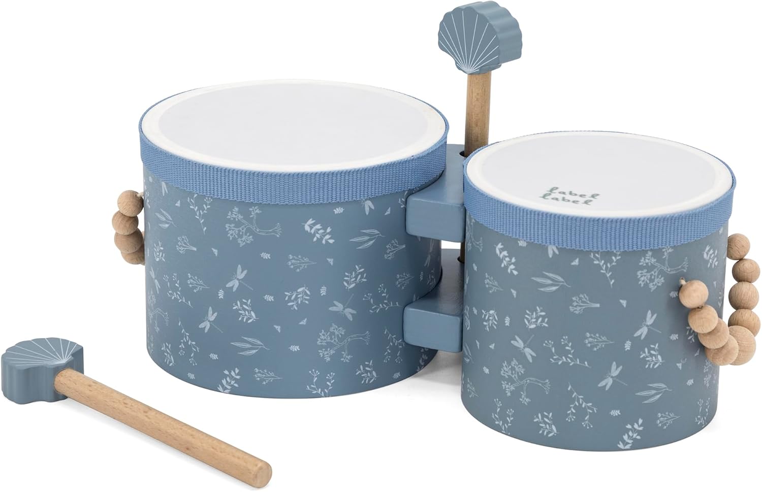 Blue Wooden Bongos LLWT-04427