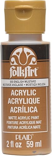 Vista 268 de FolkArt 462 - Pintura acrílica en varios colores (2 oz), color sombra quemada (Burnt Umber)