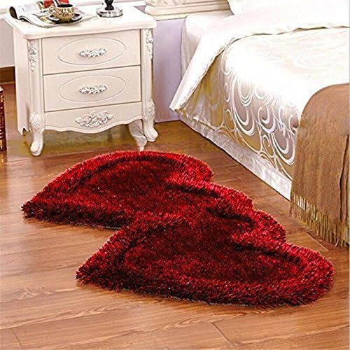 Decoholic Chenille Carpet Mat - 22"x55", Single Piece, Maroon